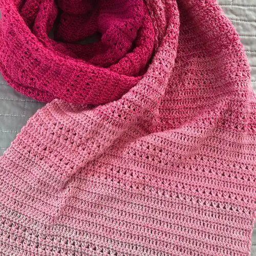 FREE Crossed Double Crochet Shawl Pattern – Lorelai