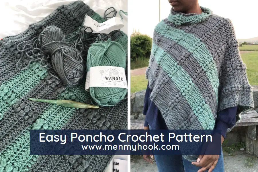 Cleo free easy crochet poncho pattern