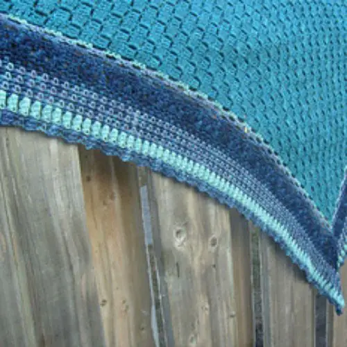 Summer Rain Shawl Corner to Corner Crochet Pattern 