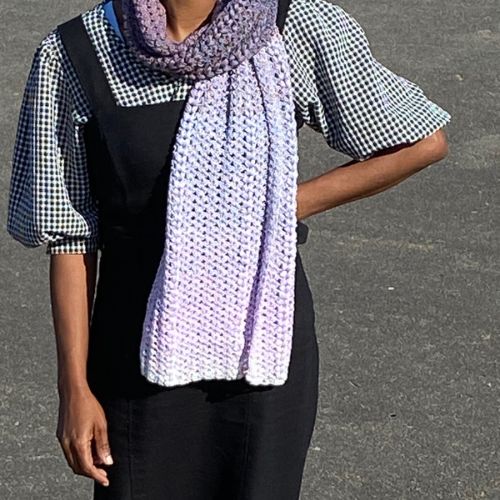 FREE Beginner One Skein Wrap Crochet Pattern – Ana Mae Sideways