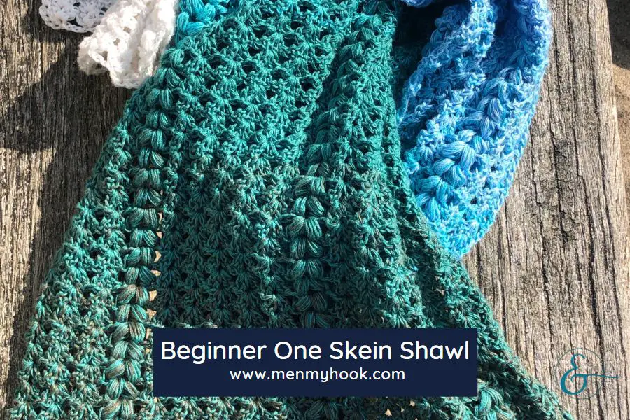 Beginner FREE one skein wrap crochet pattern
