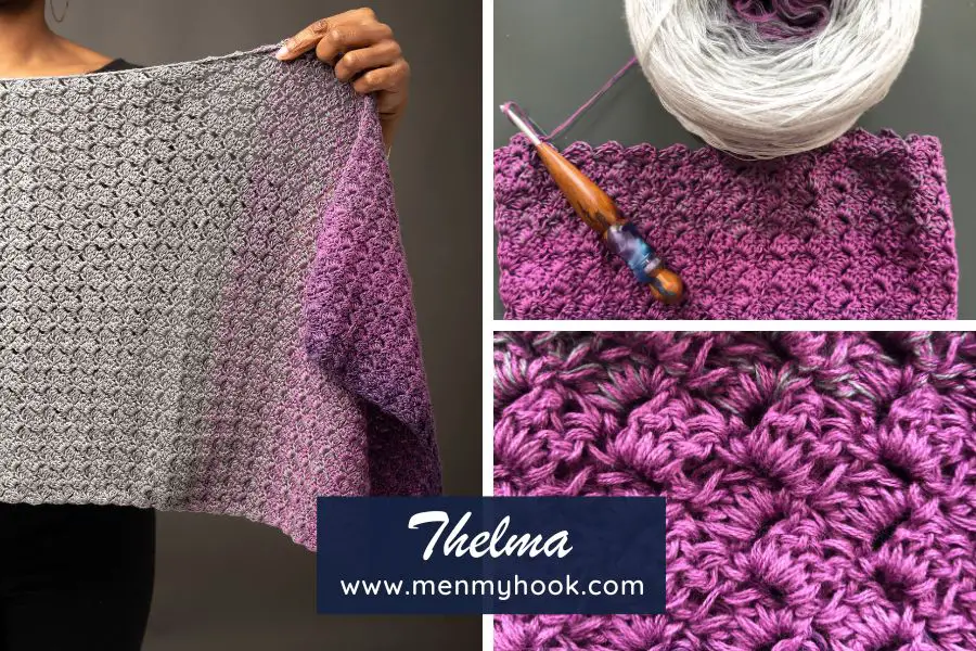 Easy Crochet Wrap Pattern Thelma