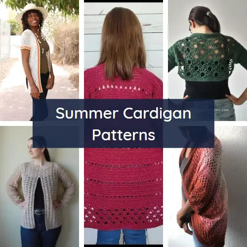 Simple Modern Crochet Summer Cardigan Patterns