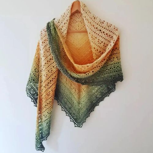 Awakening Shawl Crochet Pattern