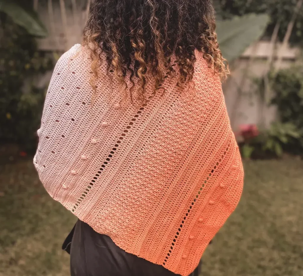 Jasmine Coral Shawl Crochet Pattern